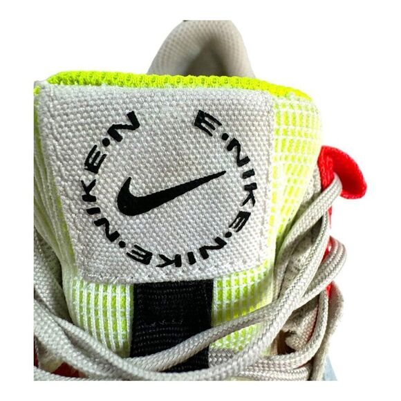 Nike Youth Running Shoes DB3351-010 6Y Neon & Red Mesh Sneakers Crater Impact - Picture 4 of 11